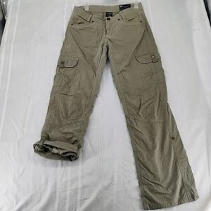 Kuhl womens Cargo Pants - Olive/Tan Utility Style